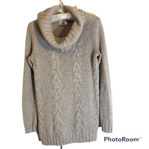 Old Navy Cowl Neck cable knit sweater Sz XS